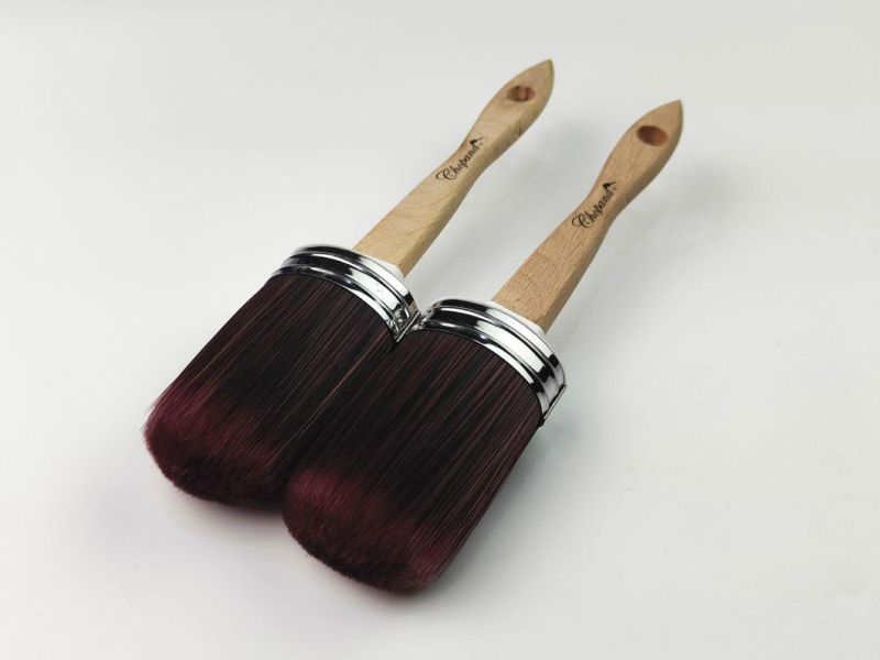 Australian Style Paint Brush 63mm Wooden Handle Synthetic Paint Brushes