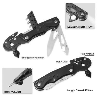 Multi Hardware Tool Knife Set, Multifunction Survival Hammer (#8457)