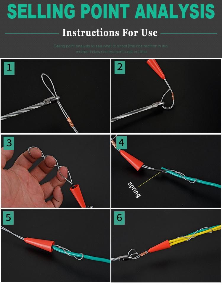 0.8mm Nylon Perforated Wire Cable Puller