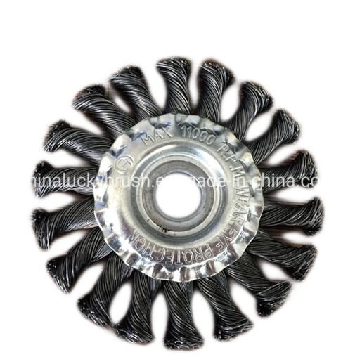 5 Inch Double Twist Knot Wheel Brush (YY-055)