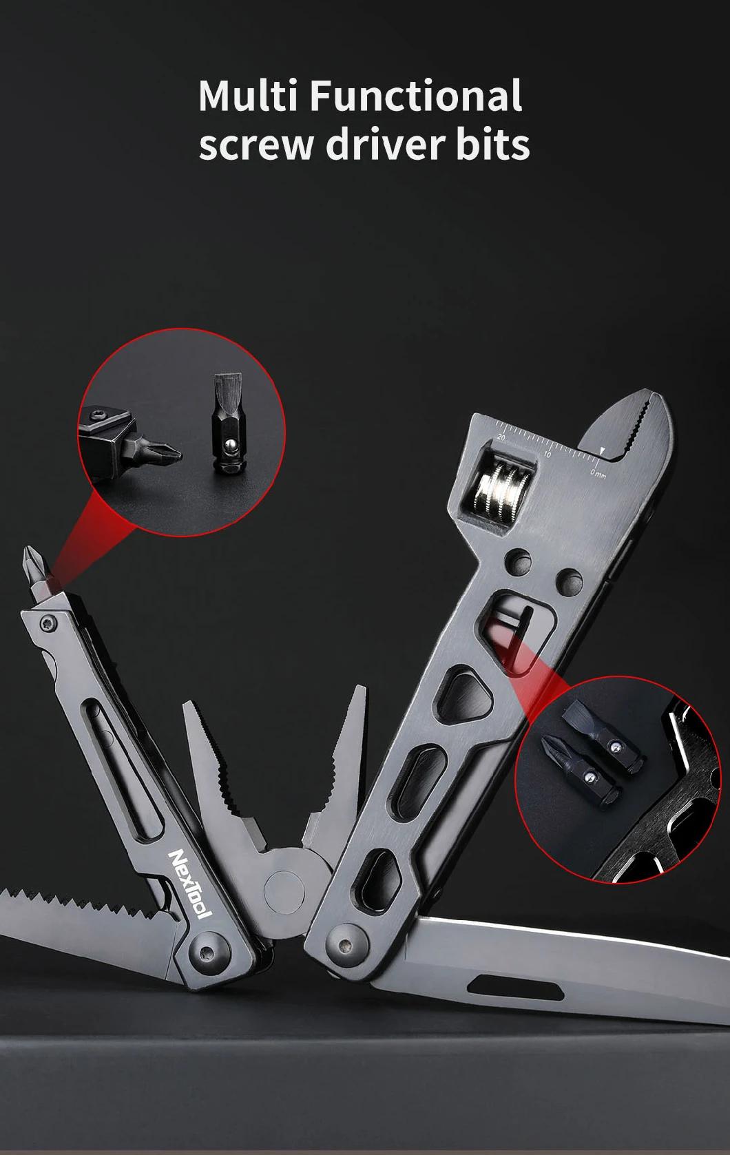 Nextool Combination Pliers Spanner Pantented Design Multitool with Wrench Knife