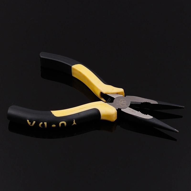 American Type Long Nose Pliers Black and Polish Plated