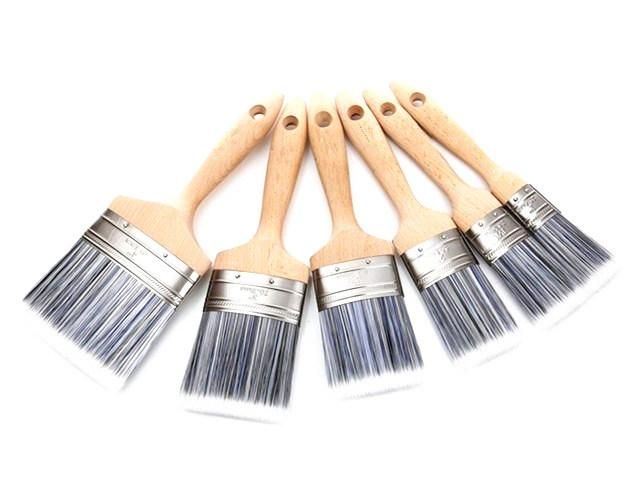 High Quality Angle Sash Paint Brush with Wooden Long Handle