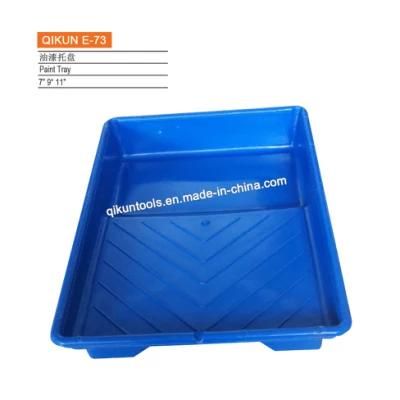 E-73 Hardware Decorate Paint Hand Tools Blue Color Plastic Paint Tray