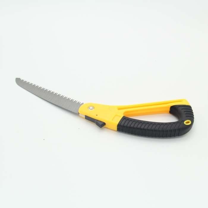 Manganese Steel Three Side Sharp Metal Plastic Handle Garden Tree Pruning Tool Gardening Saw