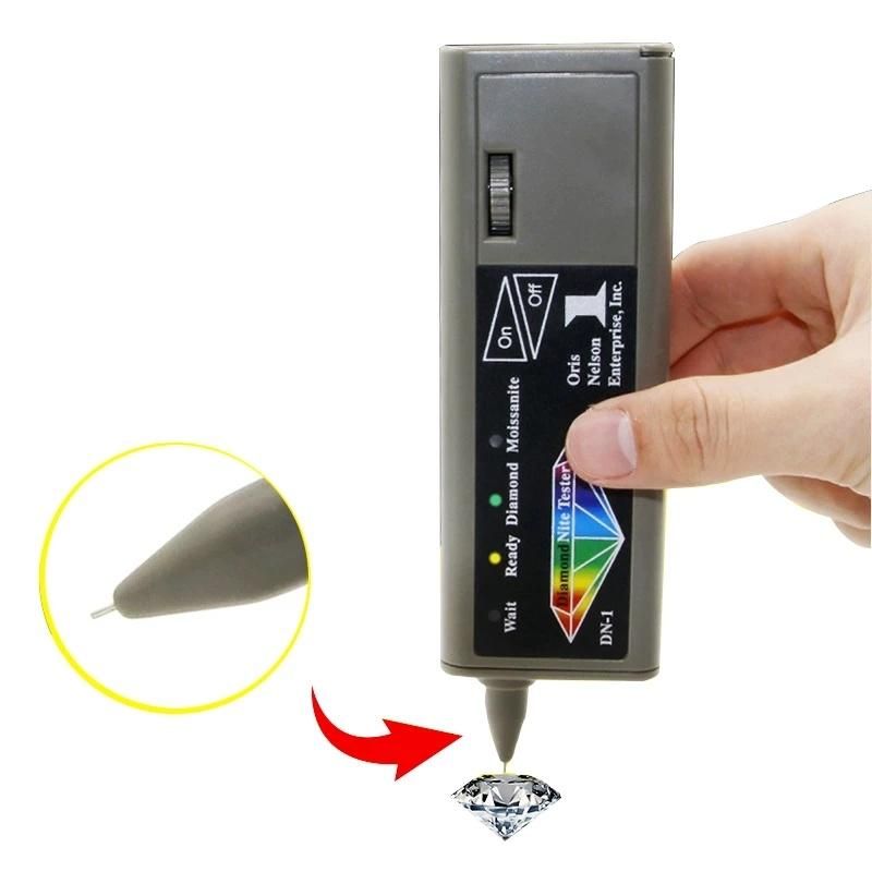 Diamond Moissaniter Tester Small Size Gemstone Diamond Tester Detail Two Testers in One