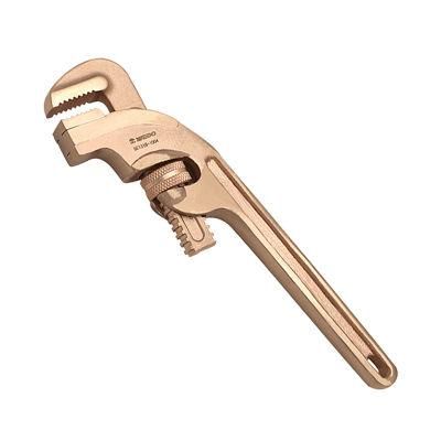 WEDO Non-Sparking Pipe Wrench Beryllium Copper Pipe Wrench (Diagonal Type) Bam/FM/GS Certified