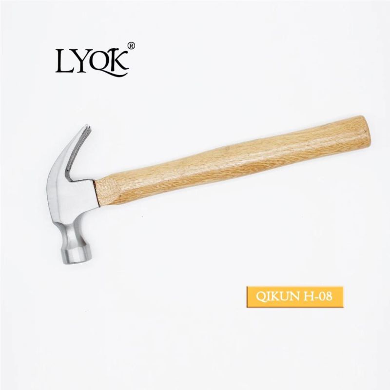 H-08 Construction Hardware Hand Tools Steel Tublar Handle American Type Claw Hammer