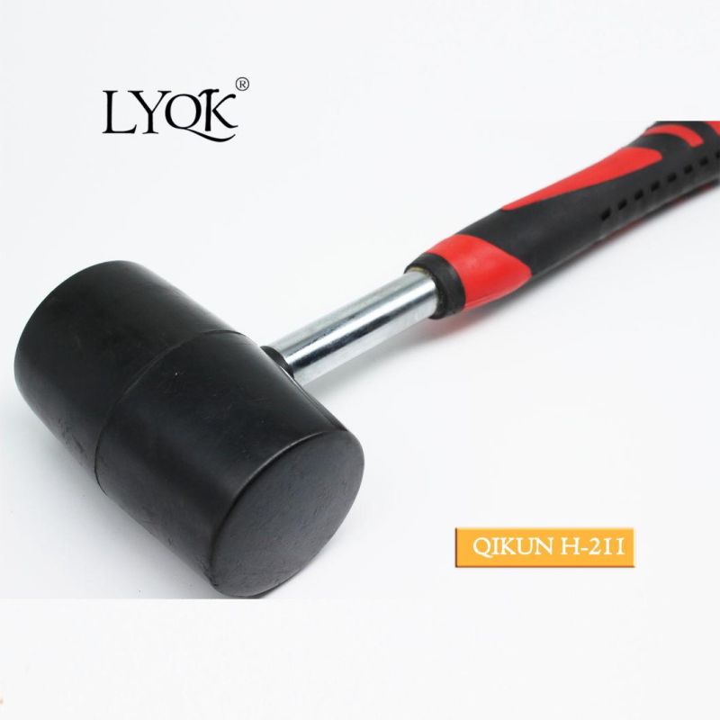 H-209 Construction Hardware Hand Tools Plastic Coated Handle German Type Stoning Stone Hammer