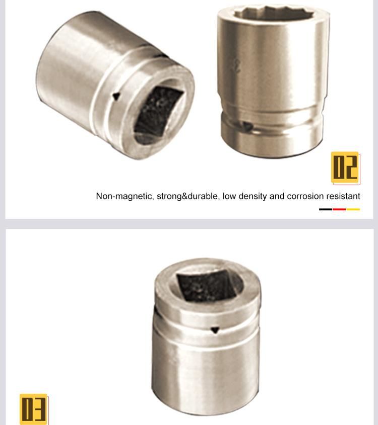 WEDO 3/4" Titanium Socket High Quality Impact Socket Non-Magnetic Rust-Proof Corrosion Resistan