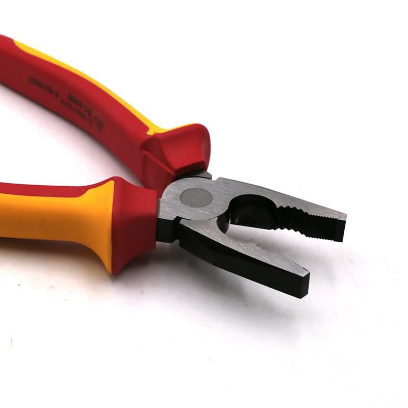 WEDO Insulated Pliers VDE 1000V Injection Lineman Pliers Chrome Vanadium Steel Anti-Slip Handle