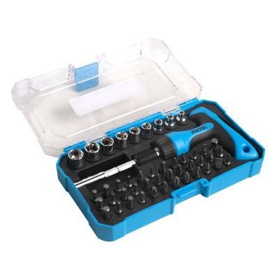 Fixtec Hand Tools Sets 47PCS CRV T-Type Ratchet Screwdriver Set