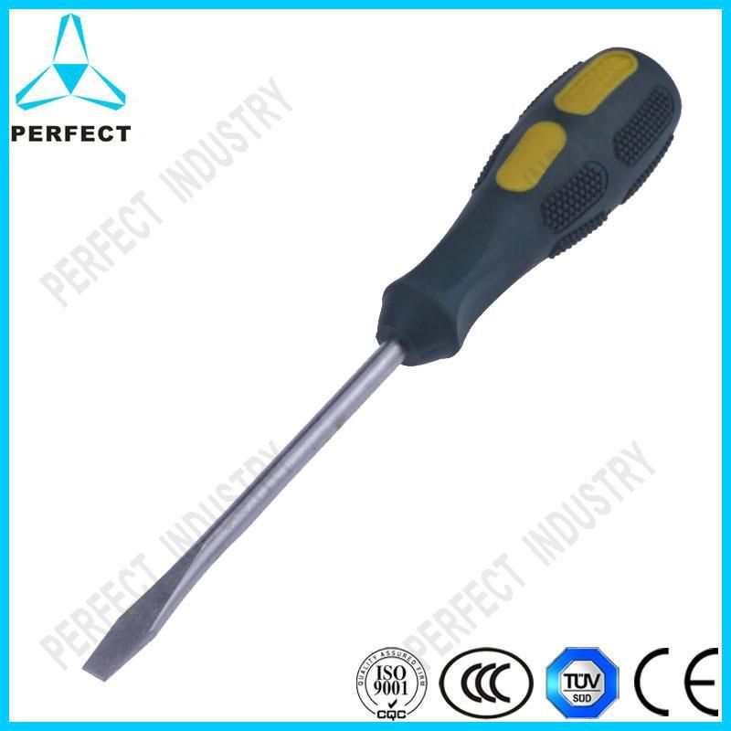 Non-Slip Soft Handle Cr-V Steel Screwdriver