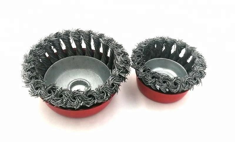 Bowl Shaped Twisted Steel Wire Brush