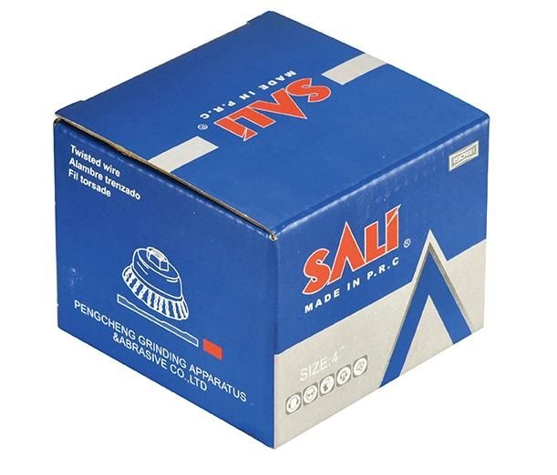 Sali High Quality Brass Wire Cup Brush for Removing Rust and Paint