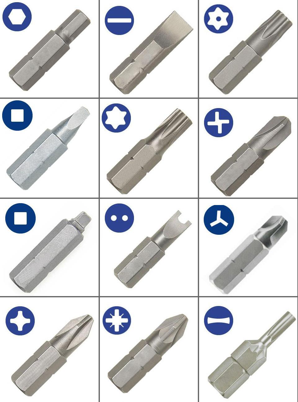 25mm 1/4 Inch Hex Shank Insert Spanner Screwdriver Bit