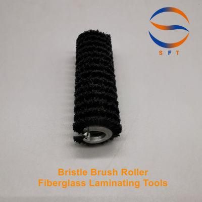 Customized 22mm Diameter Bristle Brush Rollers Fiberglass Laminating Tools Manufacturer