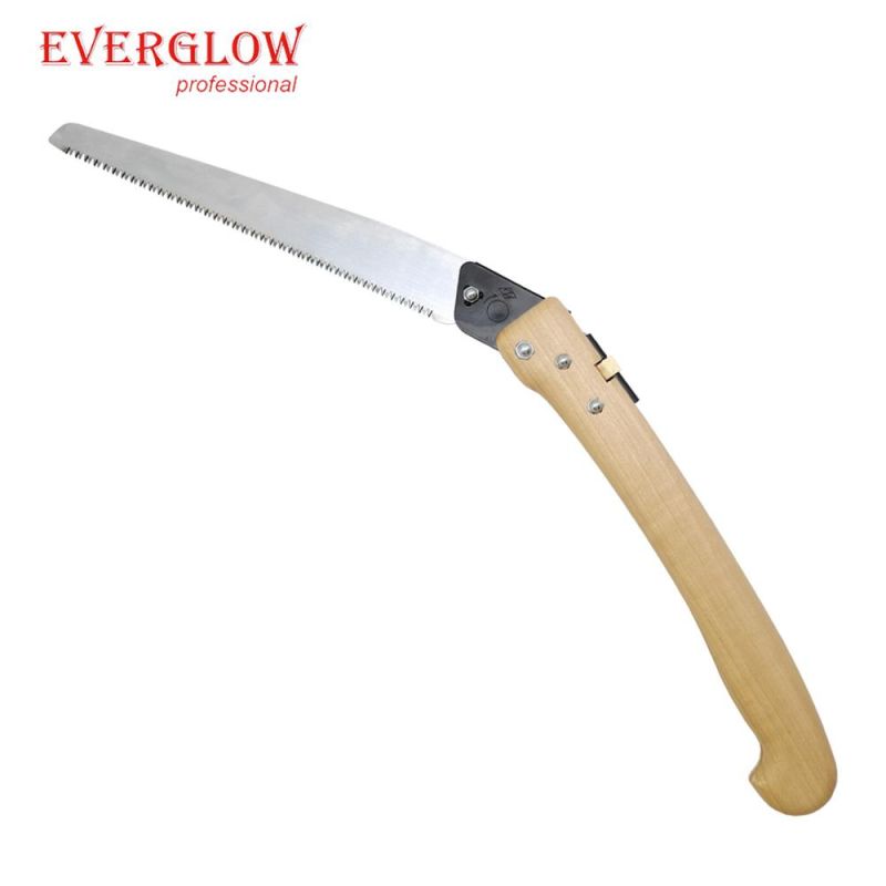 New Developed 210mm Wooden Handle Folding Saw Pruning Saw