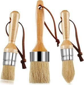 Home Decor 100% Natural Bristle Chalk Paint and Wax Brush