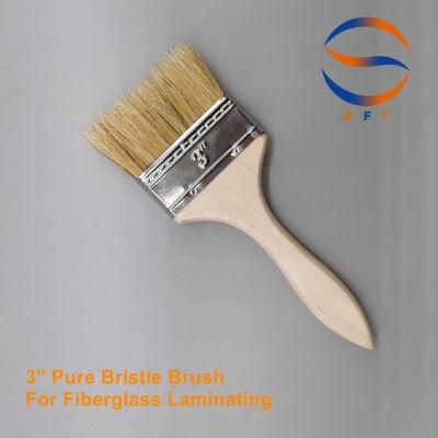 Thick Pure Bristle Brush FRP Tools for Fiberglass Laminating