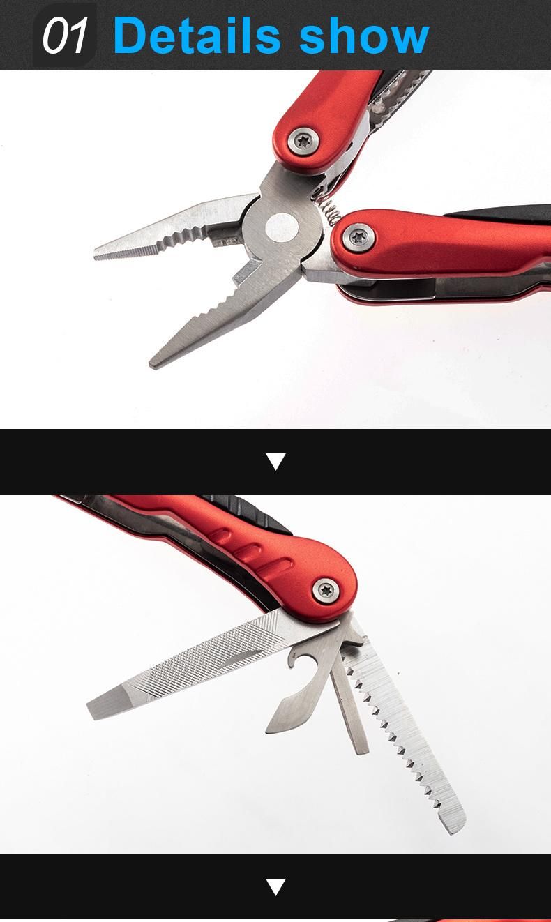 Multifunctional Stainless Steel Pliers Hand Tools Portable Tool Folding Pocket Folding Knife Multitool Outdoor Plier