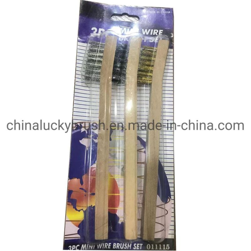 7.5inch Wooden Handle Wire Brush (YY-788)