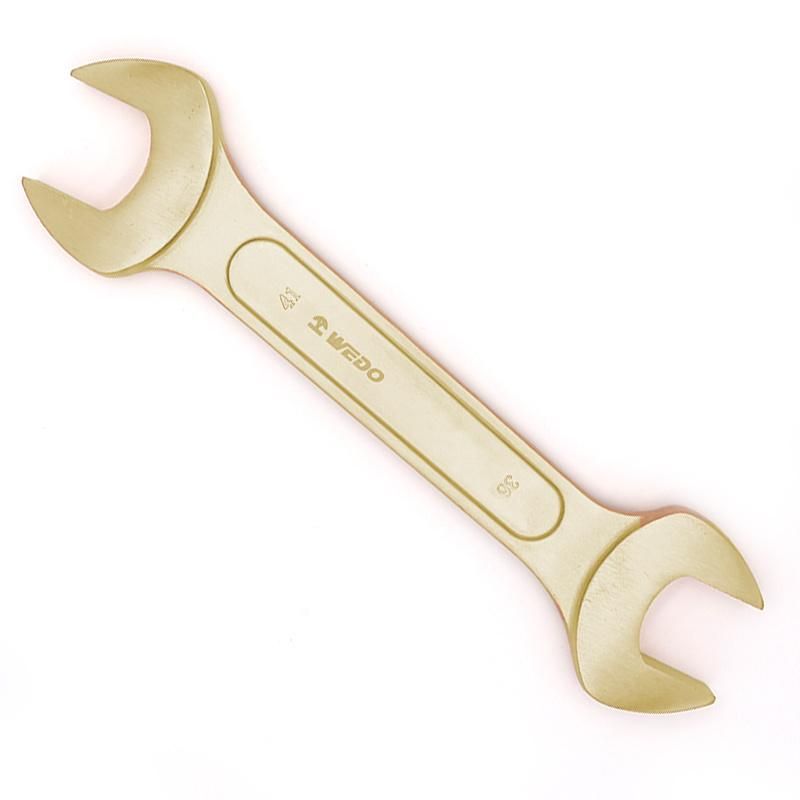 WEDO Aluminium Bronze Non-Sparking Wrench Spark-Free Safety Double Open End Spanner