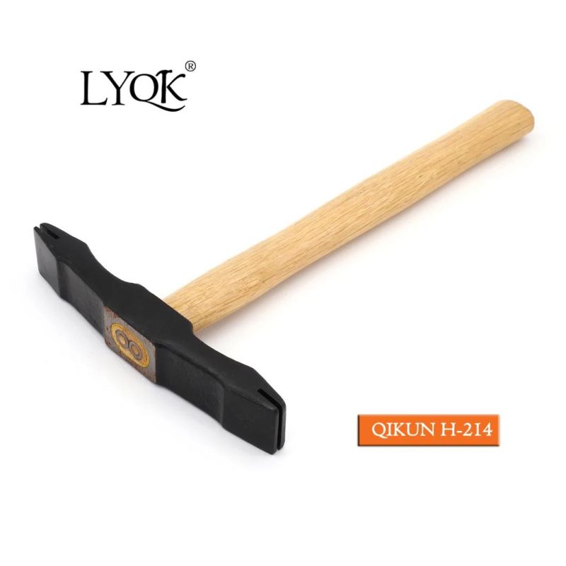 H-214 Construction Hardware Hand Tools Plastic Coated Handle German Type Stoning Stone Hammer