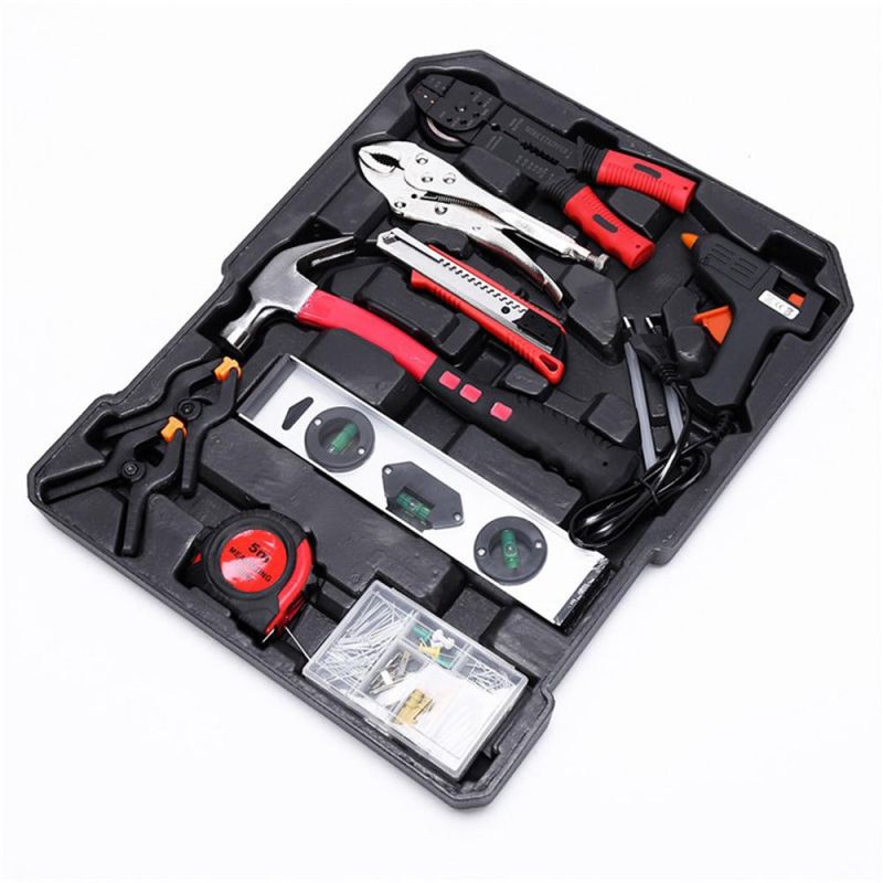 Hardware Tool Set 187 Pieces Aluminum Trolley Case Portable on-Board Multi-Functional Toolbox Combination Set