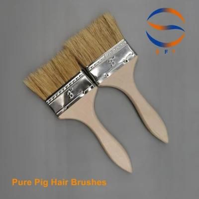 Thick Pure Pig Hair Brushes Laminating Brushes for FRP GRP