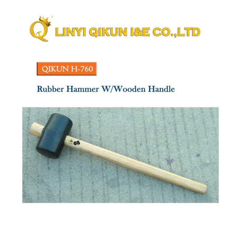 H-751 Construction Hardware Hand Tools Rubber Plastic Hammer with Rubber Coated Handle