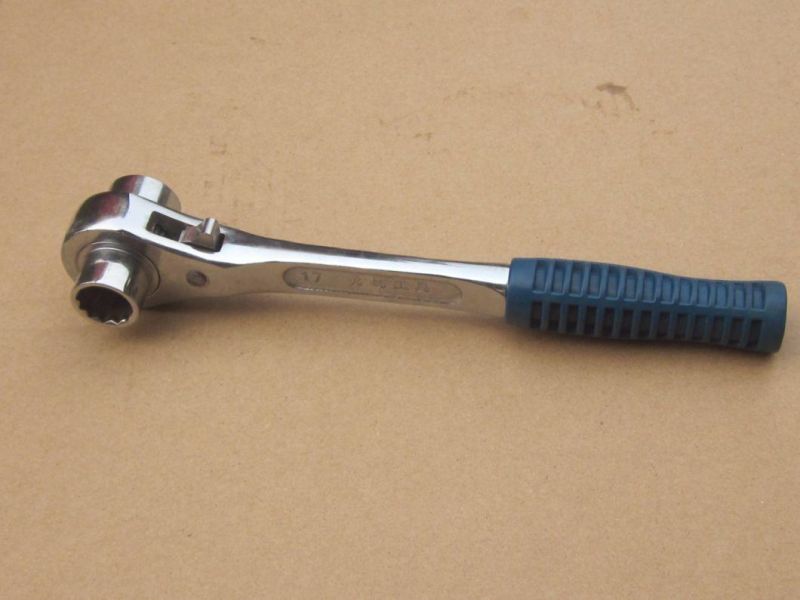 Double Socket Rapid Ratchet Wrench