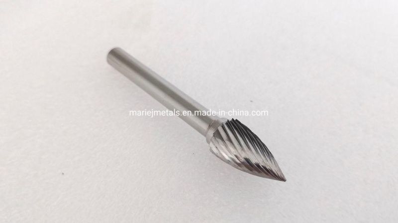 Aluminum Double Cut Carbide Burr Bit Set