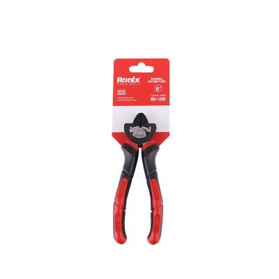 Ronix Model Rh-1256 6&quot; Hand Tools Plier Drop Forged Chrome Nickel Steel Diagonal Cutting Plier