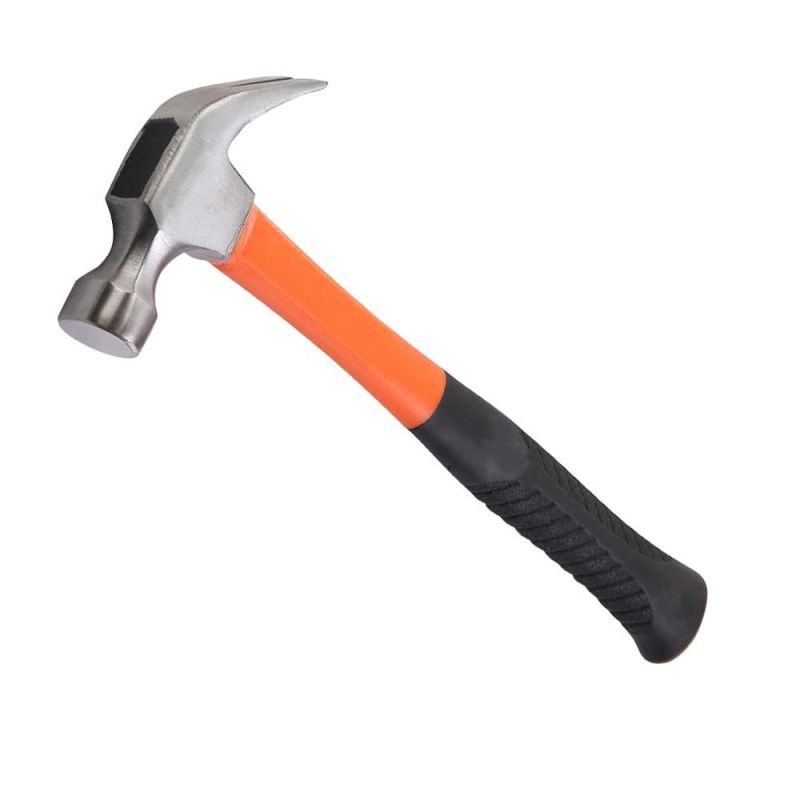 Hand Tool Claw Hammer with Rubber Handle