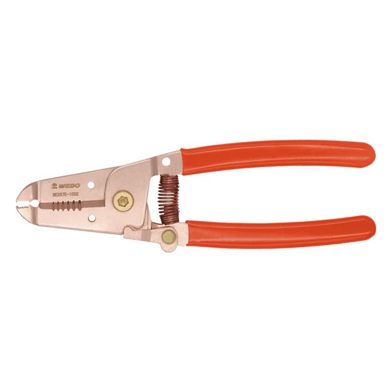 WEDO 6" High Quality Non-Sparking Pliers Beryllium Copper Wire Stripper Bam & FM Certificate