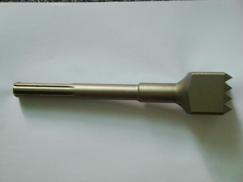 Power Tool Hex Shank Chisel with Point/Flat Head