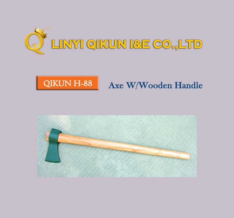 H-85 Construction Hardware Hand Tools Half Plastic Coated Handle A613 Axe