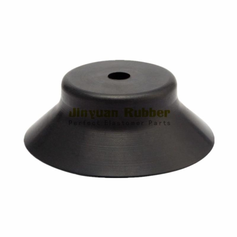 Custom Industrial Black Soft NBR Nr Silicone Rubber Miniature Vacuum Suction Cup Made in China