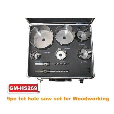 9PCS Tct Hole Saw Set for Woodworking