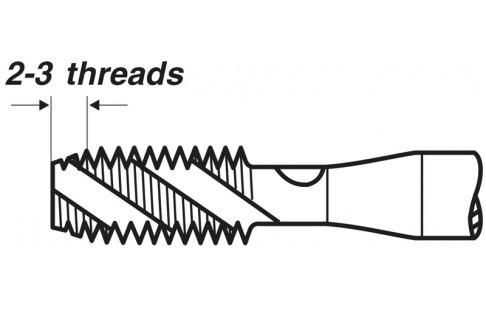 Machine Taps DIN 371 Form C Spiral Flute Hsse Tin-M5X0.8