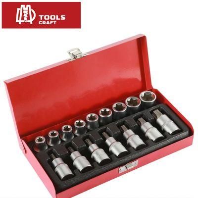 Magnetic Screwdriver Head 40 in 1 1/2&quot; 3/8&quot; Hex Star Torx Spline Socket Bit Driver Set