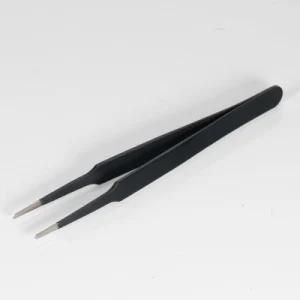 Yh-T2-13 Hard Antistatic Flat Straight Tweezers