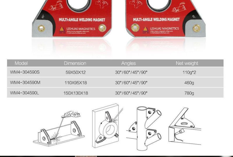 Multi Agnle Welding Magnet/Magnetic Welding Clamp/Neodymium Magnet Squares S/M/L