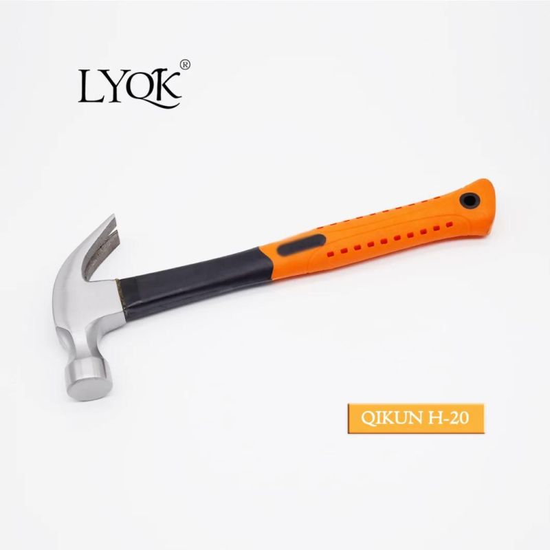 H-19 Construction Hardware Hand Tools Plastic Coated German Type Claw Hammer