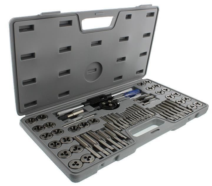 Tap and Die 60-Piece Rethread Set Rethreading Kit