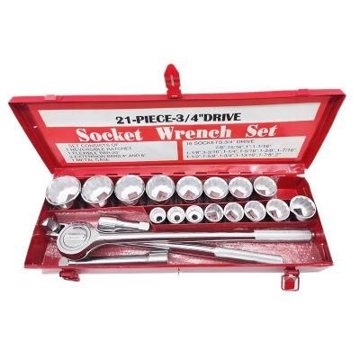 Superior Quality Metric Swivel Universal Professional 3/4 Socket Set