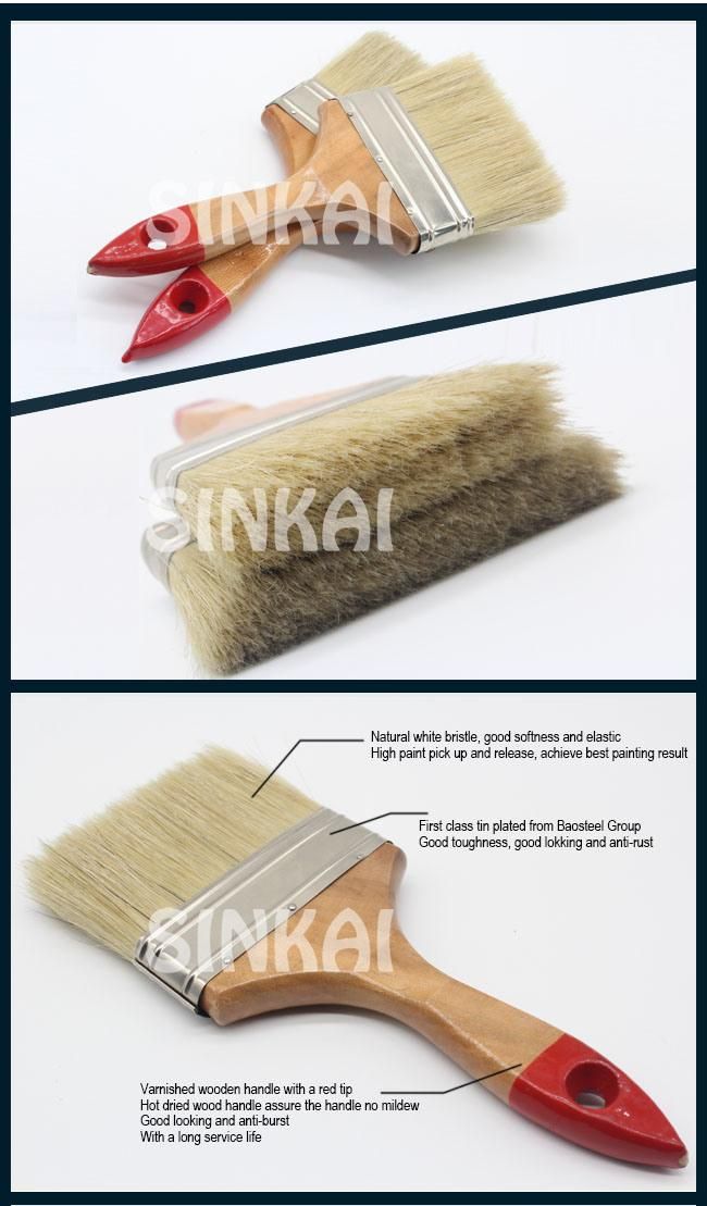 China Bristle Brush with Stainless Ferrule