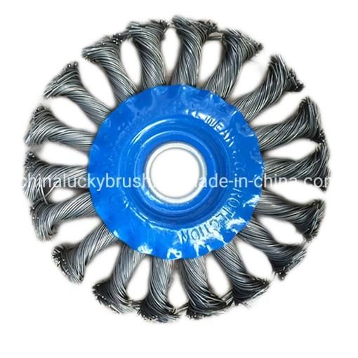 5 Inch Double Twist Knot Wheel Brush (YY-055)