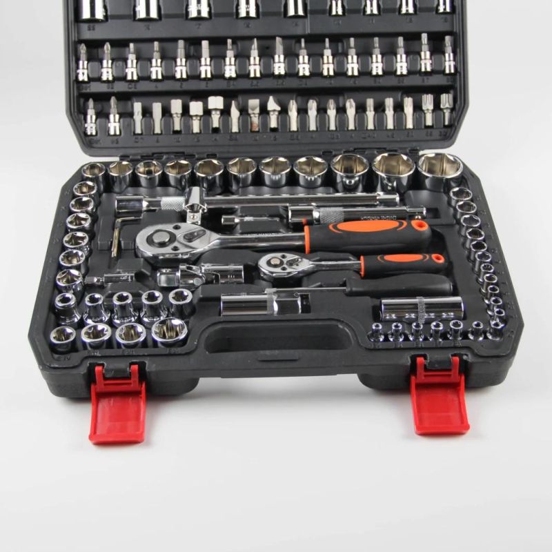 DIY Level 108PCS Cr-V Adjustable Hand Tool Socket Set Ratchet Wrench